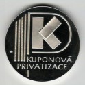 1995 - Stříbrná medaile Kuponová privatizace