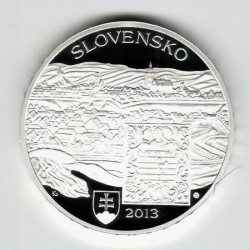 Stříbrná pamětní mince Památková rezervace Košice 2013, Proof