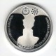 Stříbrná pamětní mince Svatba korunního prince, Proof, rok 2002