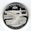 Stříbrná pamětní mince 100 let podzemní dráhy v Německu 2002, Proof