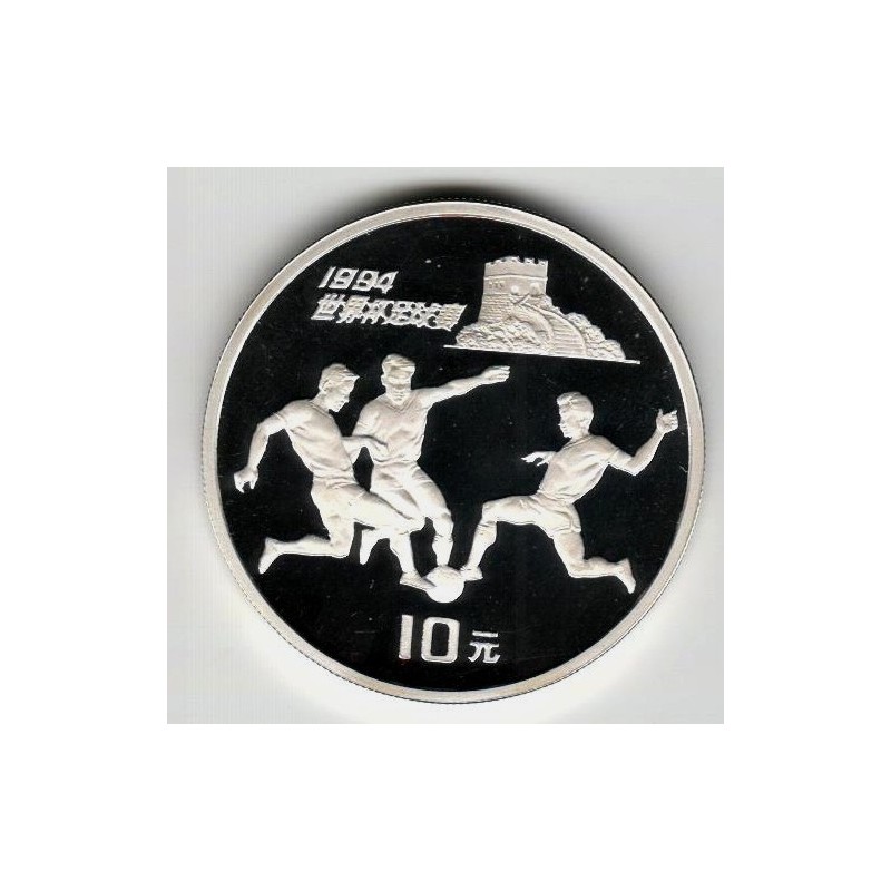 Stříbrná pamětní mince MS ve fotbale 1994, Proof, rok 1993