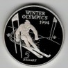 Stříbrná pamětní mince ZOH Lillehammer-Lyžování, Proof, rok 1994