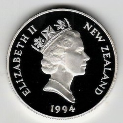 Stříbrná pamětní mince ZOH Lillehammer-Lyžování, Proof, rok 1994