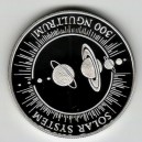 Stříbrná pamětní mince Solar system, Proof, rok 1992