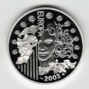 Stříbrná pamětní mince Europa, Proof, rok 2003