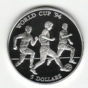 Stříbrná pamětní mince MS ve fotbale 1994, Proof, rok 1991