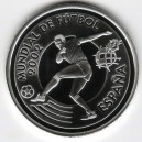 Stříbrná pamětní mince Ms ve fotbale - Proof, rok 2002