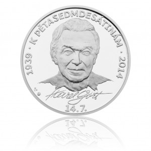 2013 - Stříbrná medaile Karel Gott - Ag 1 Oz