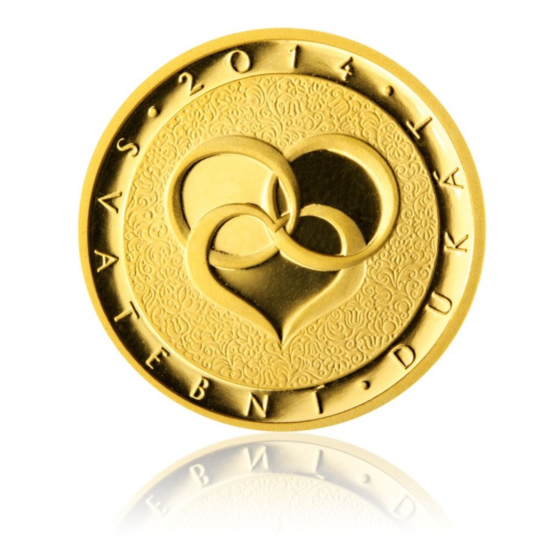 2014 - Zlatý Svatební dukát - Au 1/10 Oz