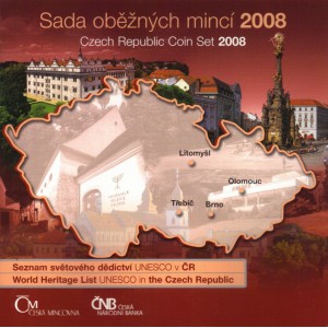 Sada oběžných mincí České republiky 2008 - ME ve fotbale