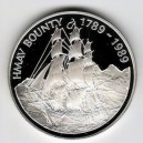 Stříbrná pamětní mince Loď Bounty - Proof, rok 1989