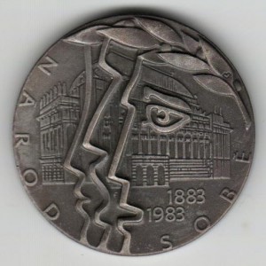Medaile Národní divadlo v Praze, rok 1983