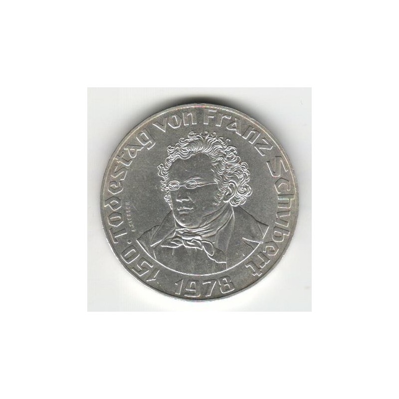 Stříbrná pamětní mince Franz Schubert 1978, b.k.