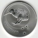 Stříbrná investiční mince Kiwi 2010 - 1 Oz 