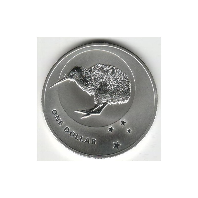 Stříbrná investiční mince Kiwi 2010 - 1 Oz 
