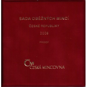 Sada oběžných mincí České republiky 2008 - Proof