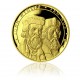 Zlatá investiční mince 50 NZD Jan Hus a John Wycliff - Proof