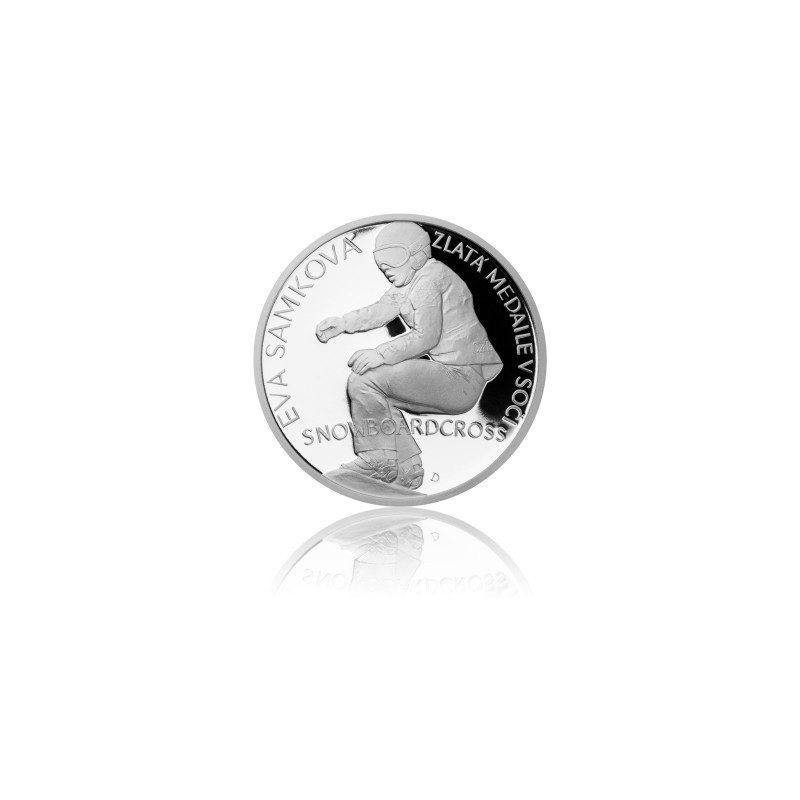 2014 - Stříbrná mince 1 NZD Eva Samková - Proof 