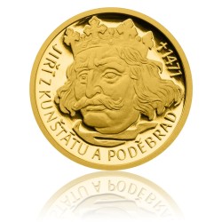 2014 - Sada 4 zlatých mincí 5 NZD Šlechtický rod pánů z Kunštátu a Poděbrad