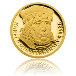 2014 - Sada 4 zlatých mincí 5 NZD Šlechtický rod pánů z Kunštátu a Poděbrad