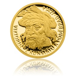 2014 - Sada 4 zlatých mincí 5 NZD Šlechtický rod pánů z Kunštátu a Poděbrad