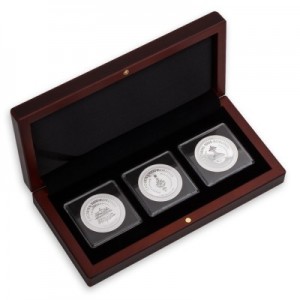 2013 - Sada 3 stříbrných medailí 1000 korunek - Korunovační klenoty - Proof