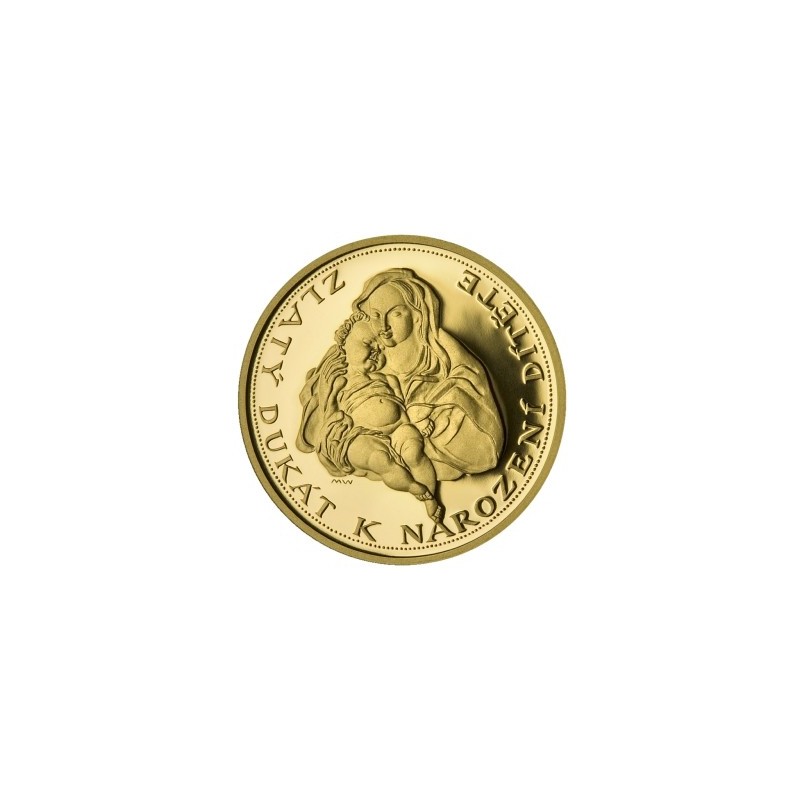 2008 - Zlatý Dukát k narození dítěte, Au 1/10 Oz