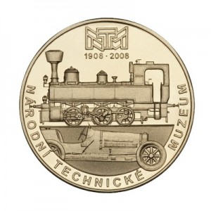 2008 - Zlatá medaile Národní technické muzeum, Au 1/2 Oz