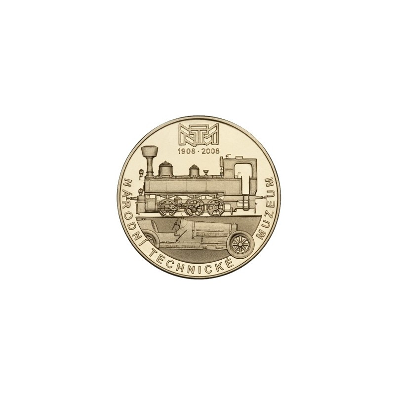 2008 - Zlatá medaile Národní technické muzeum, Au 1/2 Oz