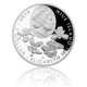 2014 - Stříbrná mince 1 NZD Bledule letní kolorováno 