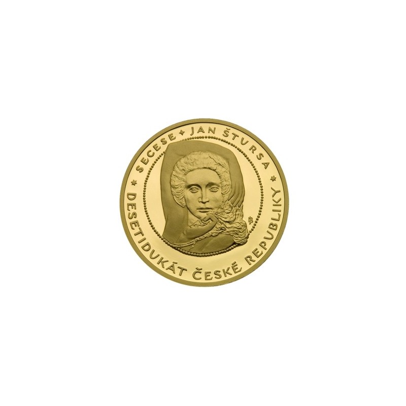 2008 - Zlatý Desetidukát České republiky, Au 1 Oz
