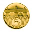 2007 - Zlatá medaile 5 haléřů z roku 1924, Au 1/4 Oz