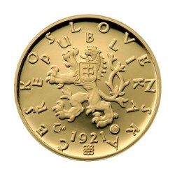2006 - Zlatá medaile 50 haléřů z roku 1921, Au 1/4 Oz