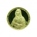 2002 - Zlatá medaile Leonardo da Vinci a Mona Lisa, Au 1/4 Oz