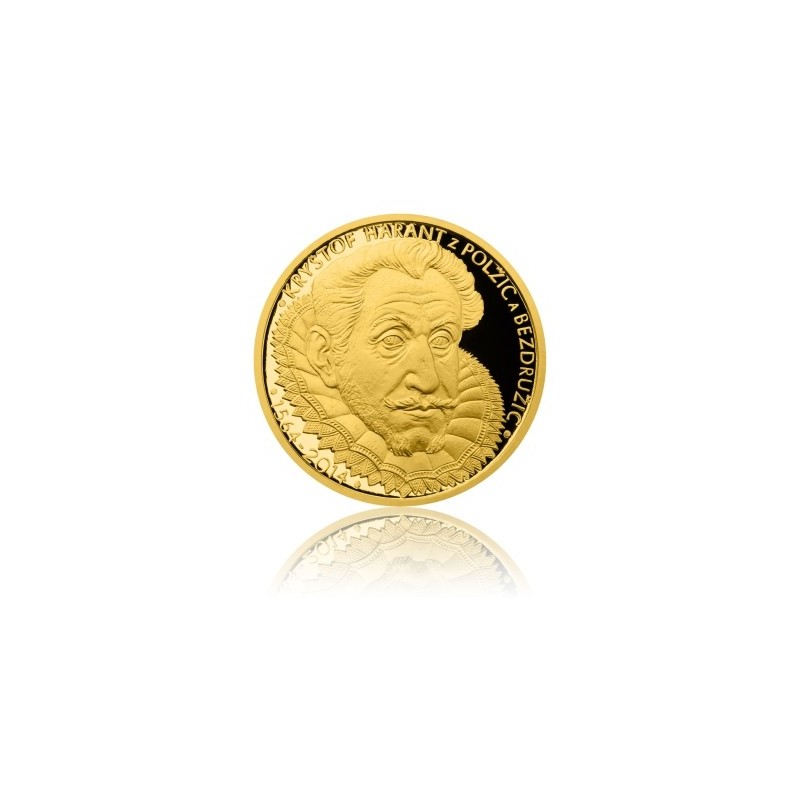 2014 - Zlatá medaile Kryštof Harant z Polžic a Bezdružic - Au 1/2 Oz