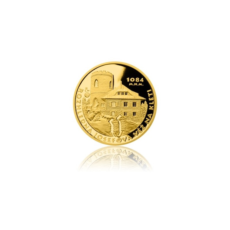 2014 - Zlatá medaile Rozhledna Josefova věž na Kleti - Au 1/4 Oz