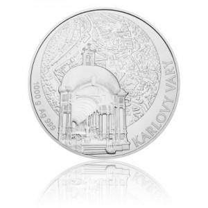 2014 - Stříbrná investiční medaile Statutární město Karlovy Vary - 0,5 kg