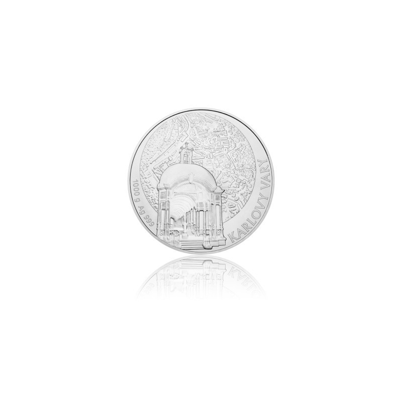 2014 - Stříbrná investiční medaile Statutární město Karlovy Vary - 1 kg