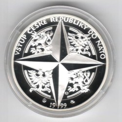 1999 - Sada 3 stříbrných medailí ke vstupu nových členů do NATO