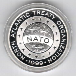 1999 - Sada 3 stříbrných medailí ke vstupu nových členů do NATO