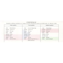 1999 - Sada 3 stříbrných medailí ke vstupu nových členů do NATO