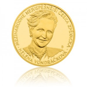 2014 - Zlatá medaile Helena Vondráčková - Au 1 Oz - číslováno - orientační cena