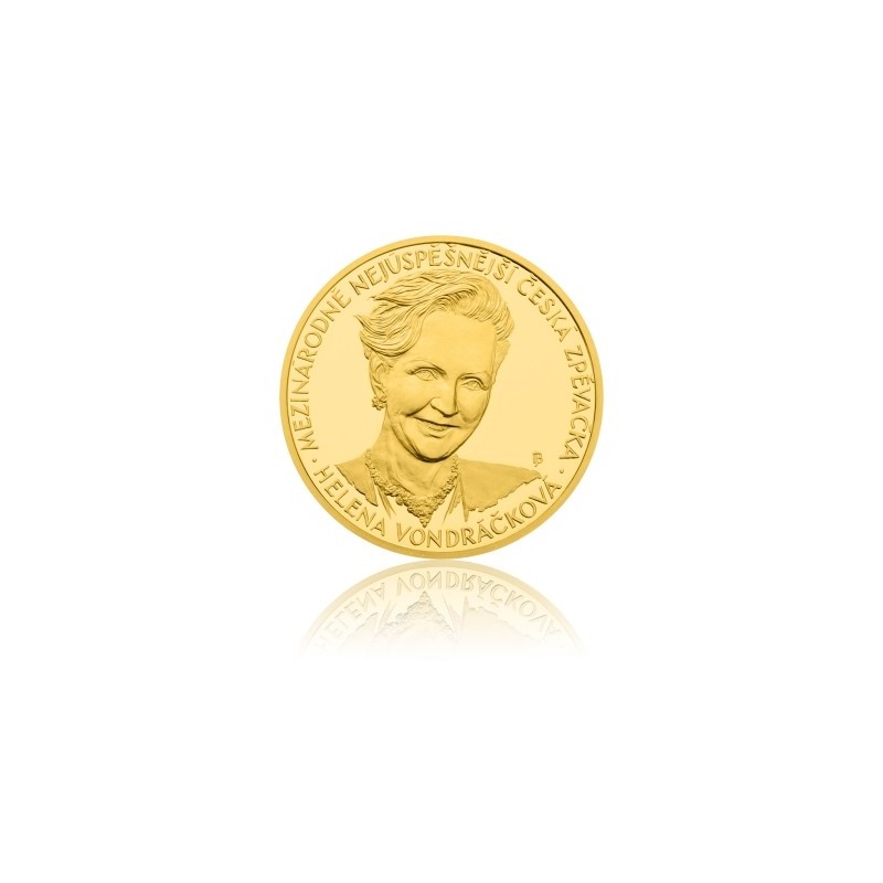 2014 - Zlatá medaile Helena Vondráčková - Au 1 Oz - číslováno - orientační cena