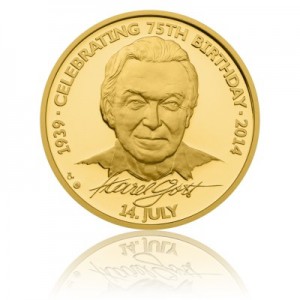 2013 - Zlatá medaile Karel Gott - Au 1 Oz - anglická verze