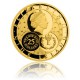 2014 - Zlatá mince 25 NZD Palladium země české - Proof 