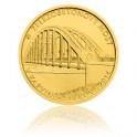 Most v Karviné-Darkově - zlatá mince z cyklu Mosty České republiky, standard - b.k.