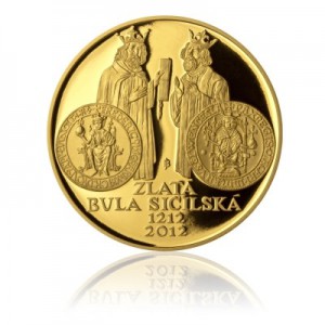 2012 - Zlatá mince Zlatá bula sicilská, Proof