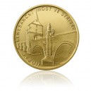 2011 - Most ve Stříbře - zlatá mince z cyklu Mosty České republiky, b.k.