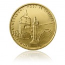 2011 - Most ve Stříbře - zlatá mince z cyklu Mosty České republiky, b.k.