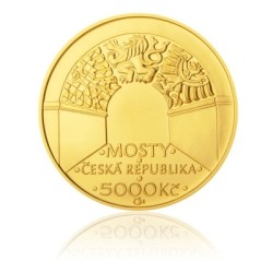 2012 - Negrelliho viadukt v Praze - zlatá mince z cyklu Mosty České republiky, b.k.